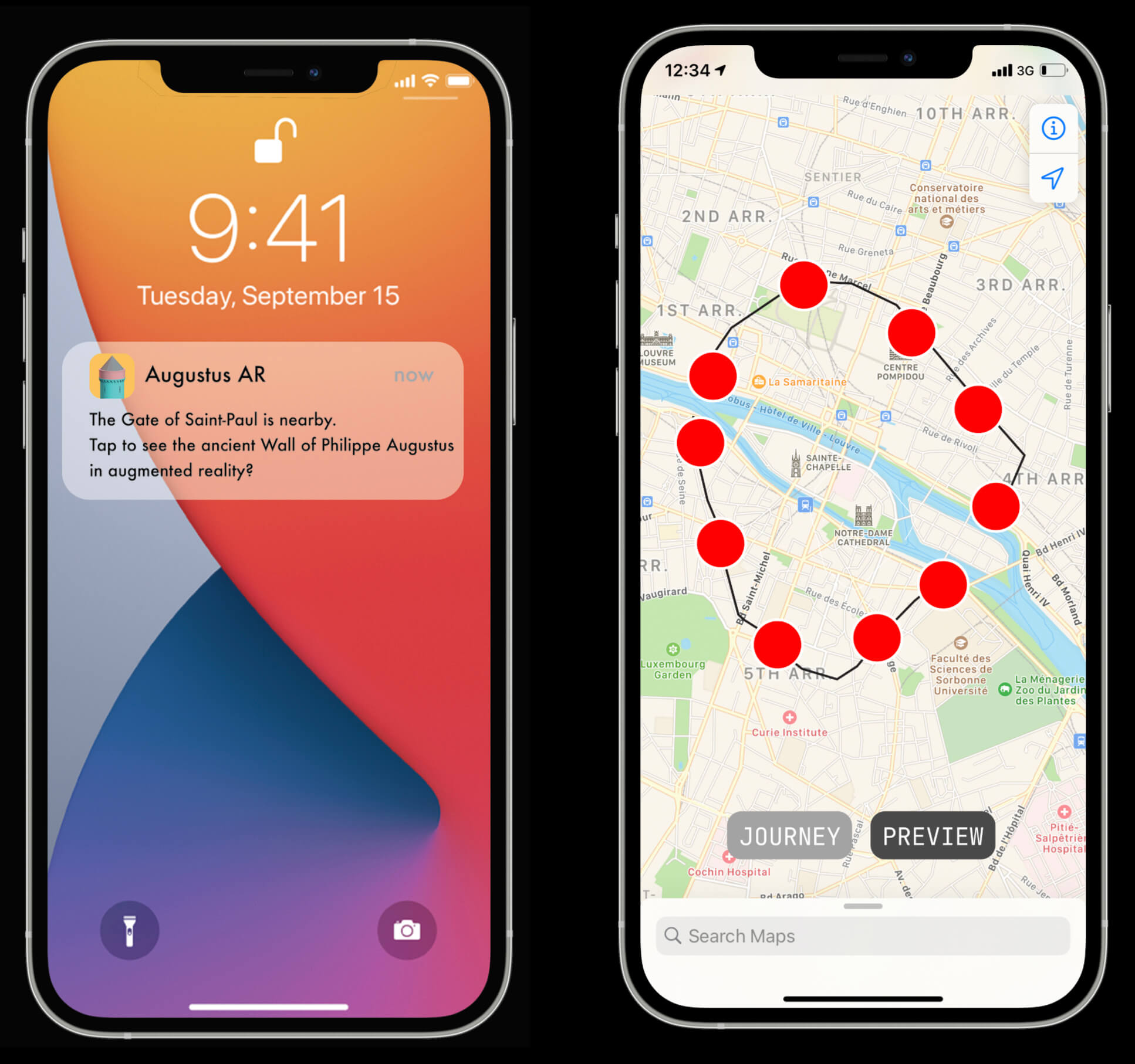 GPS-based proximity notifications