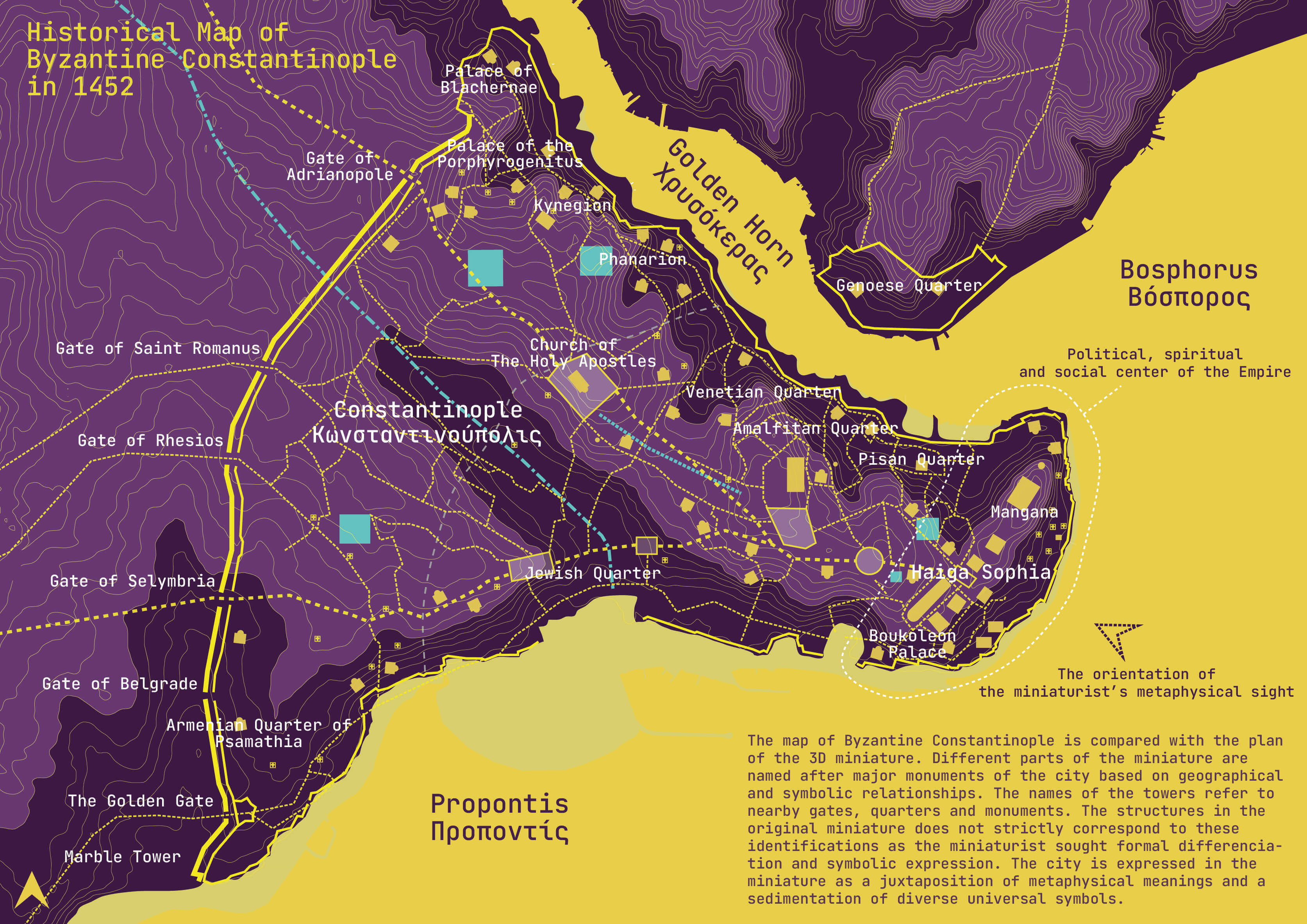 Historical Plan of Constantinople