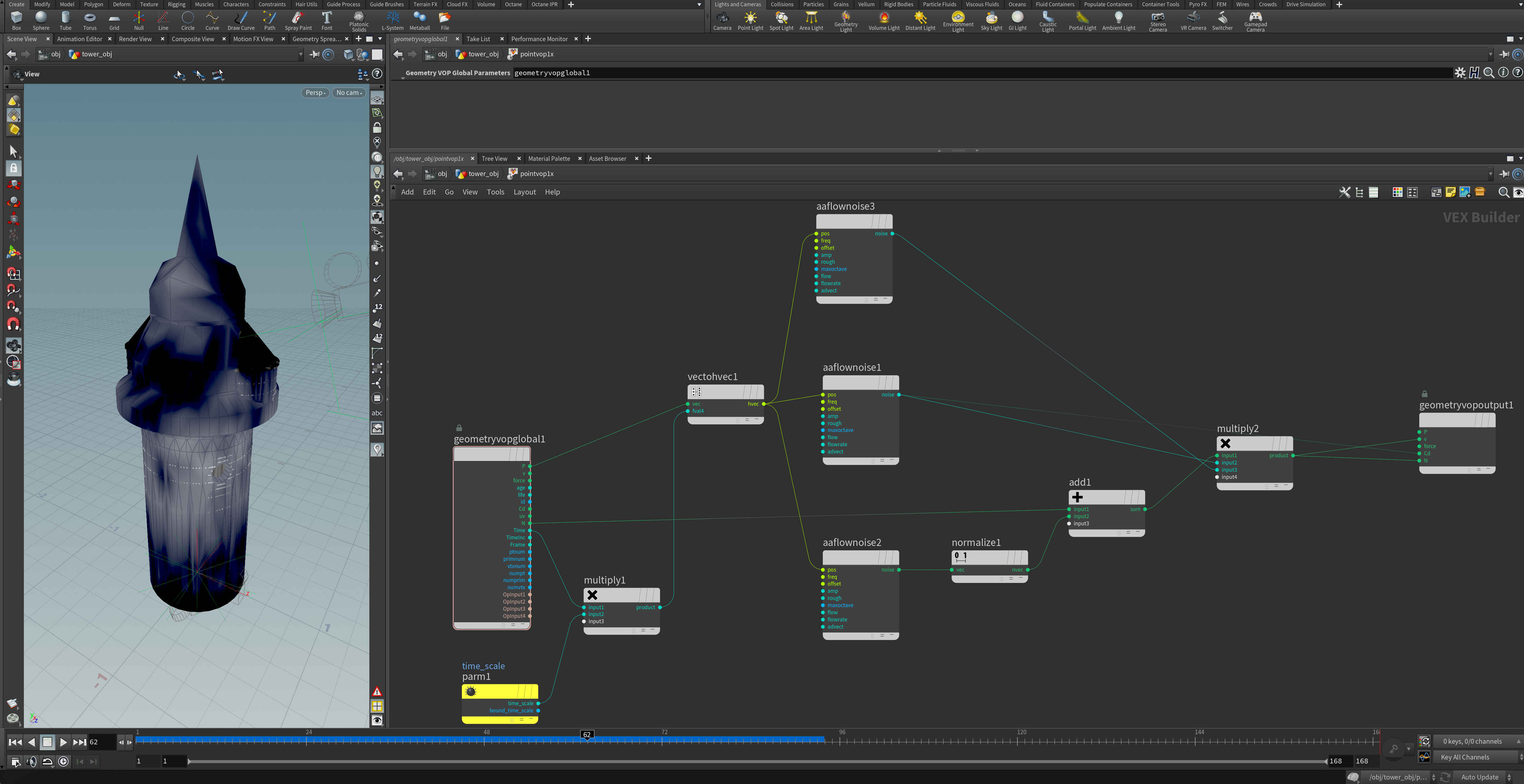 Importing the model of Kynegion Tower