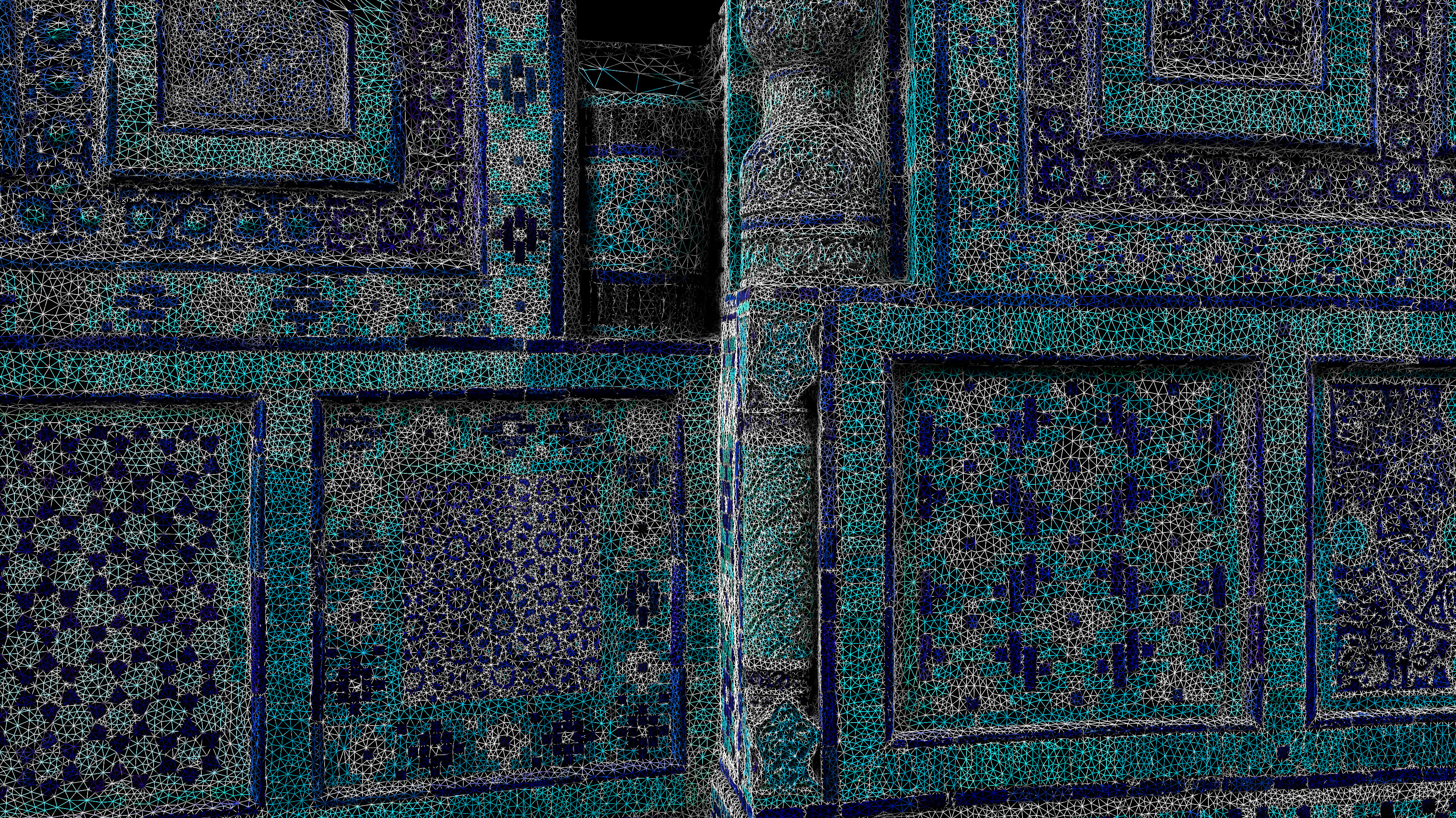 Architectural details from the Amirzadeh and Shad-i Mulk Aqa Mausoleums, Samarkand, No.i01