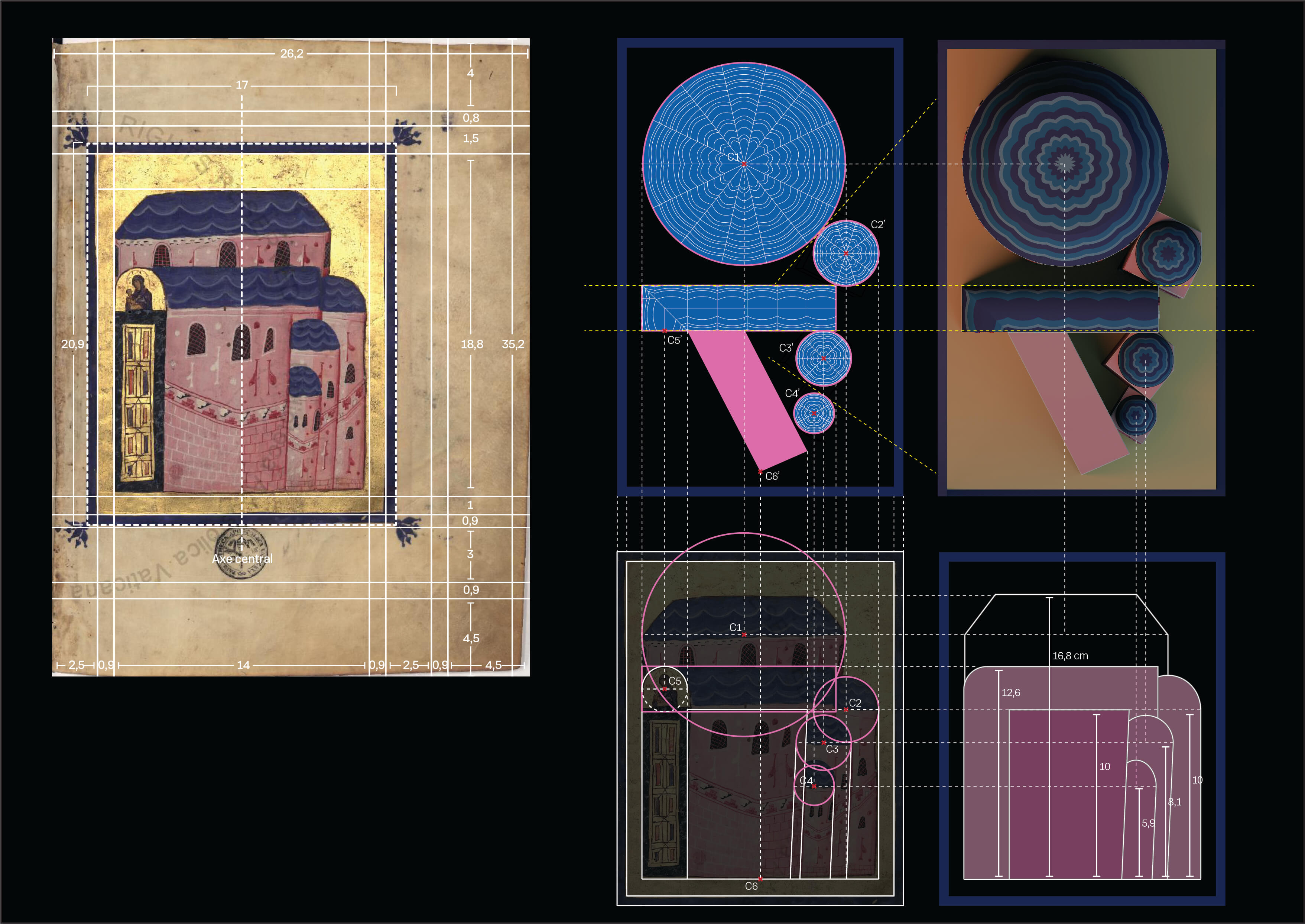 The Projection Process and the calculation of depth